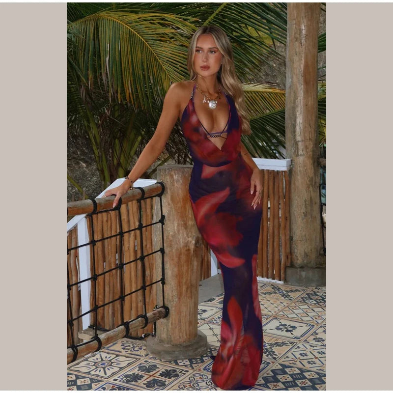 Vestido Mar & Sal Halter®️
